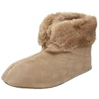 Dearfoams Women's Microfiber Velour Bootie