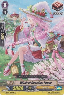 Cardfight!! Vanguard TCG - Witch of Cherries, Poppy (G-BT04/079EN) - G Booster Set 4: Soul Strike Against The Supreme