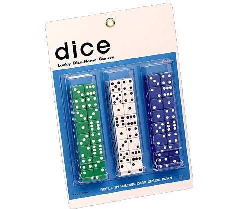 48 Pack of Casino Playing Dice