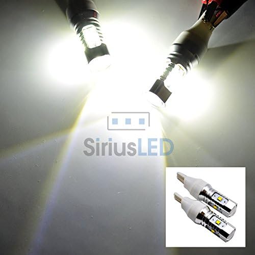 Pair of T15 921 Cree 25w Projection Super Bright White LED Reverse Backup Light Bulb