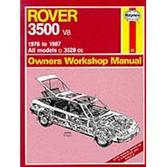 Rover 3500 V8 1976-87 Owner's Workshop Manual (Service & repair manuals)