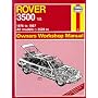 Rover 3500 V8 1976-87 Owner's Workshop Manual (Service & repair manuals)