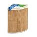 Honey-Can-Do HMP-01618 Wicker Corner Hamper, Clothes Organizer