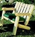 Cedar Log Armchair