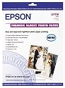 Epson Premium Glossy 8 1/2 x 11 Inch Photo Paper 20 Count (S041286)