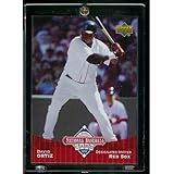 2006 Upper Deck David Ortiz Boston Red Sox Limited Edition Baseball Card - Shipped In Protective Screwdown Display Case