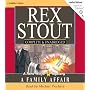 Family Affair: Nero Wolfe Mystery (Mystery Masters)