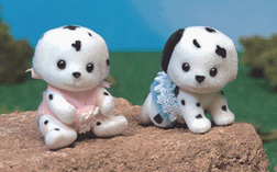 Childrens Toyshop  Toys : Calico Critters: Dalmation Dog Twins