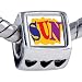 Pandora Style Bead Summertime Sun Beads Fits Pandora Bracelet
