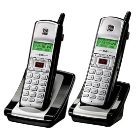 GE Cordless 5.8 GHz Edge 25931EE2 Phone with 2 Handsets and Call Waiting Caller ID