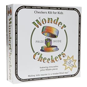 WonderCheckers Checkers Kit for Kids by WonderChess
