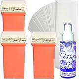 veet size, replacement, 50ml roll-on wax cartridge+ strips+ after wax oil 50ml (3 x 50ml wax cartridge+25strips+after wax oil)