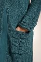 Per Una Long Sleeve Chunky Knit Cardigan with Wool [T62-0375I-S]