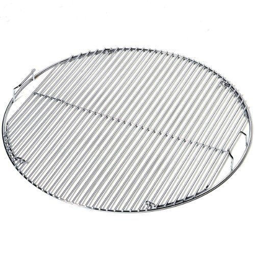 Weber Grillrost klappbar, 57 cm 8424 - Aufklappbare Pagesteile erlauben einfaches Nachlegen de Holzkohlebriketts á indirekten Grillen. Aus schwerem, glanzvernickelten Stahl. pour 57 cm.