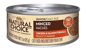 NATURAL CHOICE Senior Minced Chicken and Salmon Cuisine - 3 oz. (85 g) ,Pack of 24 NATURAL CHOICE Senior Minced Chicken and Salmon Cuisine - 3 oz. (85 g) ,Pack of 24