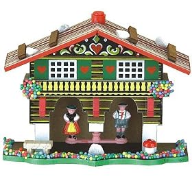Weather House Barometer in traditional design - ideal for predicting the weather