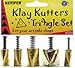 Kemper Klay Kutters Triangle Set 5PC Clay Cutters Just Like Cookie Cutters!