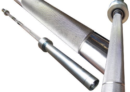 Olympic Barbell Bar Weight Lifting Barbell Bar With Spring Collar Gym Fitness Workout (6FT) Olympic Barbell Bar Weight Lifting Barbell Bar With Spring Collar Gym Fitness Workout (6FT)