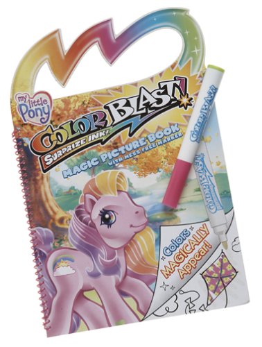 Childrens Toyshop  Toys : My Little Pony Color Blast! Magic Picture Book with Mess Free Marker