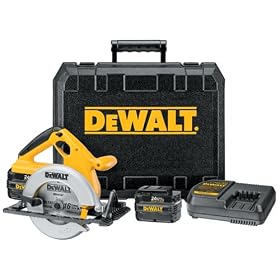DEWALT DW007K-2 6-1 2-Inch 24-Volt Cordless Circular Saw Kit by DeWalt