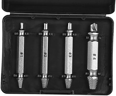 Justmysport Screw Extractor for Removing Stripped Screws and Bolts with Case