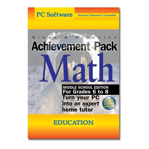 Achievement Pack: Math Middle School For Grades 6 to 8