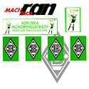 BORUSSIA M&Ouml;NCHENGLADBACH Aufkleber / Gesichtaufkleber BMG