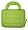 Hard Shell Nylon Green Case