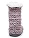 Noble Mount Womens Cable Knit Button Accent Indoor Boot Slippers