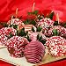 Valentine Day Gift--belgian Chocolate Covered Strawberries with Sprinkles - 12 Count