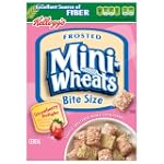 Frosted Mini-Wheats Bite-Size Cereal, Strawberry Delight, 16.3-Ounce Boxes (Pack of 3)