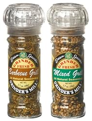 Dean Jacobs BBQ Lovers Duo, Barbecue Seasonings, 2-Count Grinder Gift Sets (Pack of 3)