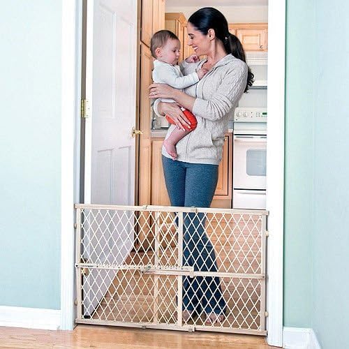Evenflo Safety Gate Position and Lock Wood Baby Child Infant Pet Gate NEW,Classic Evenflo safety Gate Dimensions: 26-42"W x 1"D x 23"H