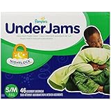 Pampers UnderJams Absorbent Nightwear Size 7, Big Pack Boy, 46 Count