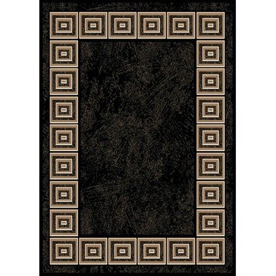 Hot Deal Home Dynamix Optimum 11021-450 Polypropylene 7-Feet 8-Inch by 10-Feet 4-Inch Area Rug, Black