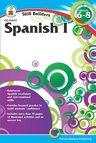 spanish i grades 6 8 skill builders