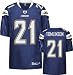 LaDainian Tomlinson Jersey: Reebok Authentic Navy #21 San Diego Chargers Jersey - 48