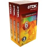 TDK ELECTRONICS / TDK36180 / VHS-C Videotape Cassette, 120 Minutes / Sold as 1 PK