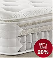 Natural 1500 Pillowtop Mattress - Firm Support - 7 Day Delivery