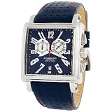 Stuhrling Original Men's 149B2.3315C6 Lifestyle 'Manchester' Square Swiss Chronograph Watch