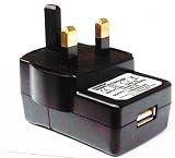 High Tech Computing - USB Mains Charger Adapter For Apple iPhone, iPhone 3G, iPhone 3GS, iPhone 4, iPhone 4S, iPod 3G, iPod 4G, iPod Color, iPod Mini, iPod Nano, iPod Nano 2G, iPod Photo, iPod Video