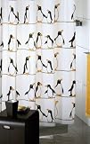 Gedy Penguin Shower Curtain Extra Long – PEVA 180x200cm