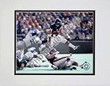 Walter Payton Action Double Matted 8 X 10 Photograph (Unframed)