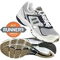 New Balance Men's M755 Running Shoe,White/Navy/Champagne,10 D