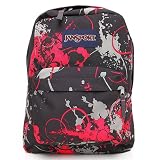 JANSPORT Superbreak Backpack - Gray Tar Flitter - 7YC