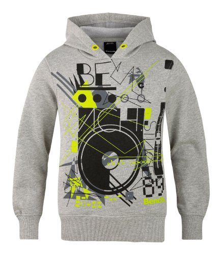 Bench Kinder Hoody SINKAGE, grey marl, 128, BBEK0302_GY001X