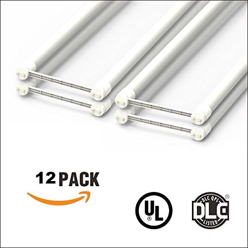 12-Pack Ballast Compatible U Bent LED Tube, 12W 1800lm(32W or Higher Equivalent), 4000K(Cool White), Work With Electronic Ballast, Frosted, Shatter Proof Glass, UL-Listed(12, 12W 4000K)