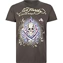 ED HARDY Two Swords Skull Mens T-Shirt