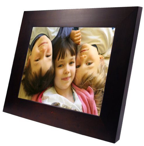 Digital Spectrum U-40122 15-Inch Digital Picture Frame - Dark Wood Frame