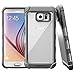 Galaxy S6 Case - Poetic [Affinity Series] - [TPU Grip Bumper] [Corner Protection] Protective Case for Samsung Galaxy S6 (2015) Frost Clear/Gray (3-Year Manufacturer Warranty From Poetic)